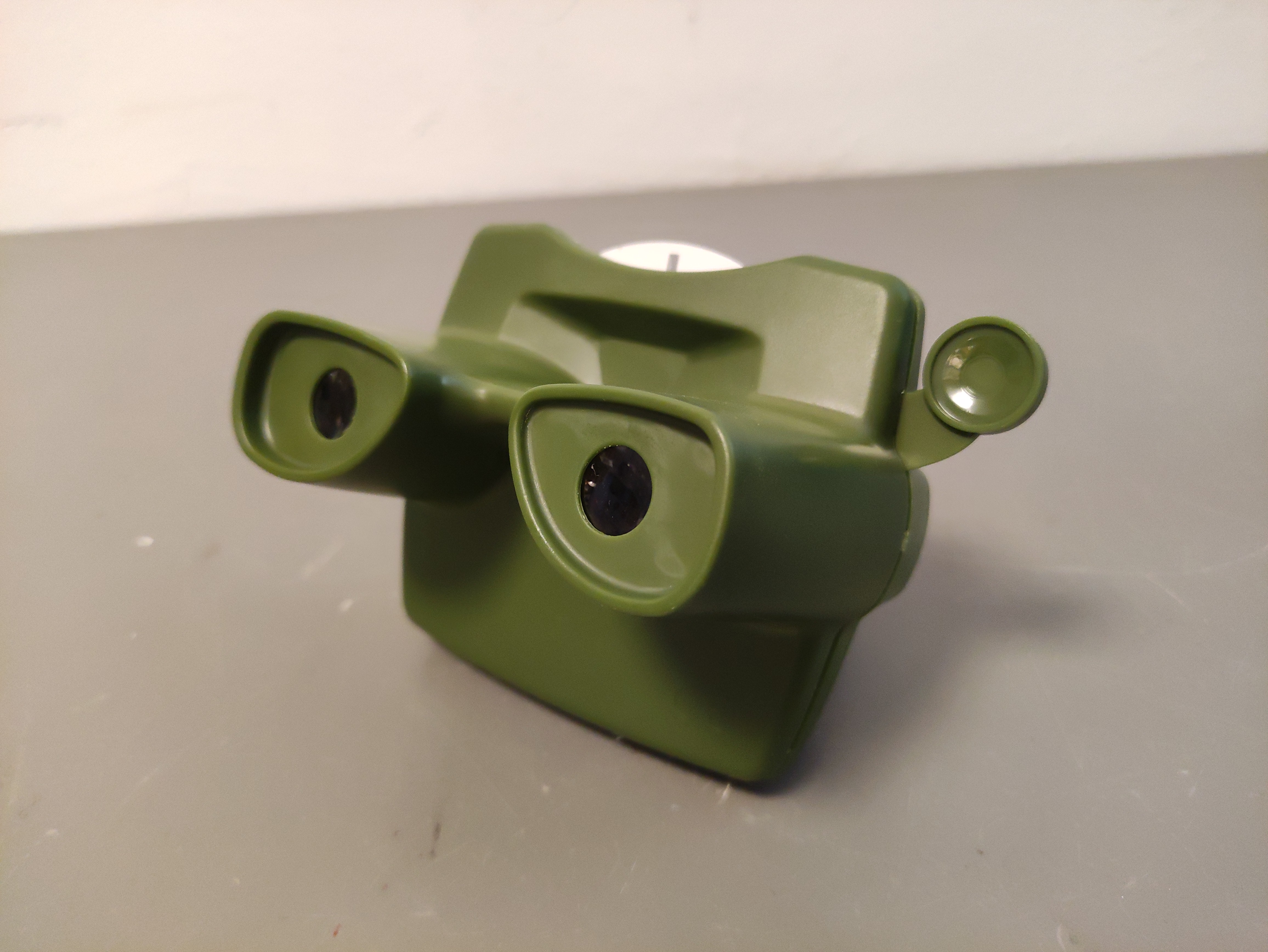 visor círculo diapositivas souvenir plástico 12x9.5x8 1u